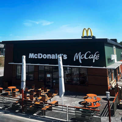 Konceptbyggnation, McDonald’s i Lundaskog.