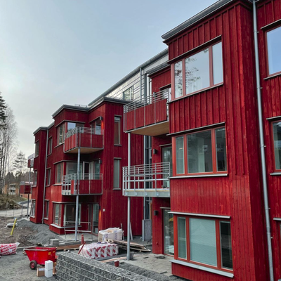 Vårt första projekt i KL-trä.